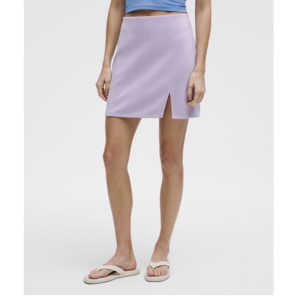 lululemon athletica Lilac Side-Slit Mini Skirt